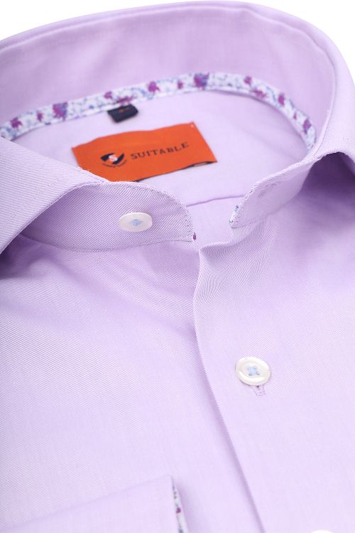 Suitable Hemd Twill Paars Product / Detail