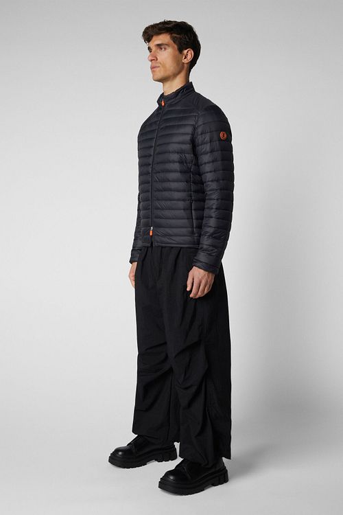 Save The Duck Jakke Alex Sort Model / Zijkant