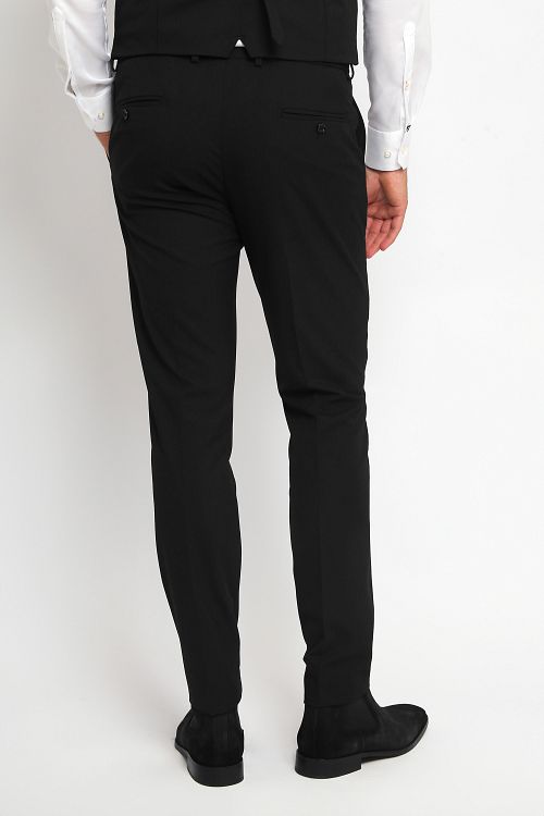 Suitable BASE Pantalon Schwarz Product / Achterkant