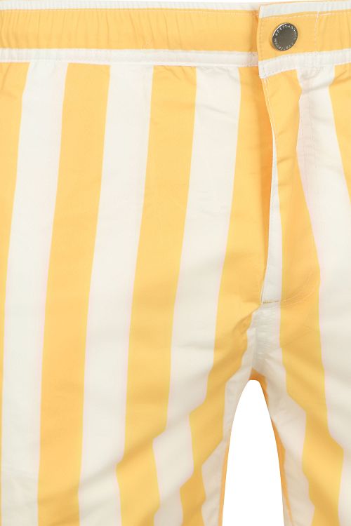 Scotch & Soda Short de Bain Rayures Jaune Product / Detail