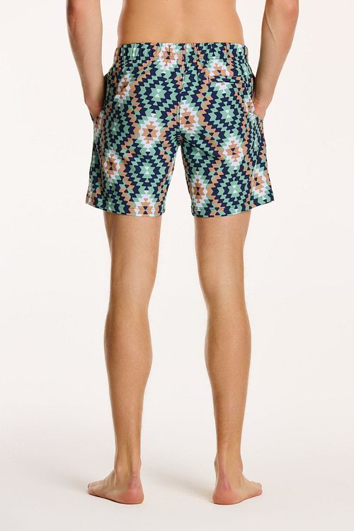 Shiwi Badetøj Mayan Print Grøn Model / Achterkant