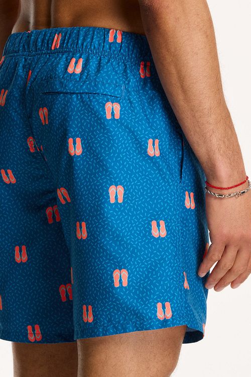 Shiwi Zwembroek Flipflops Ink Blauw Model / Detail