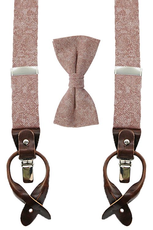 Sir Redman Bretelle Combi Pack Sposo Elegante Burgundy Product