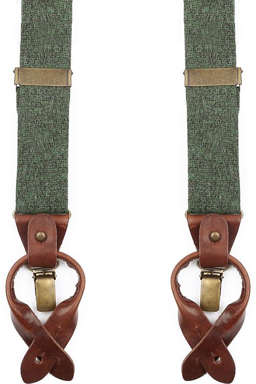 Sir Redman Luxe Bretels Essential Donkergroen Product