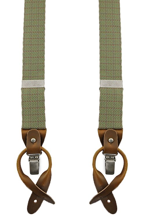 Sir Redman Lyxiga Essential MacMillan Grön Suspenders Product