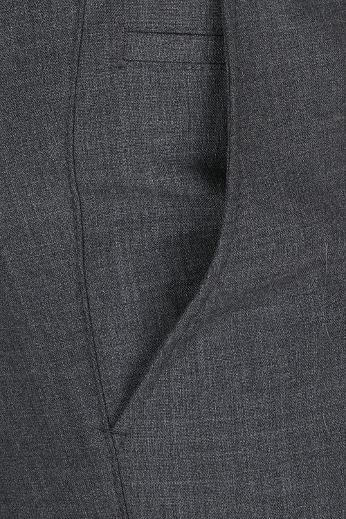 Spodnie Meyer Roma z mieszanki wełny, szare Product / Detail