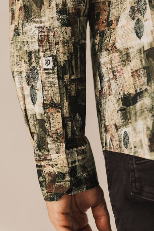 State Of Art Hemd Druck Multicolour Model / Detail