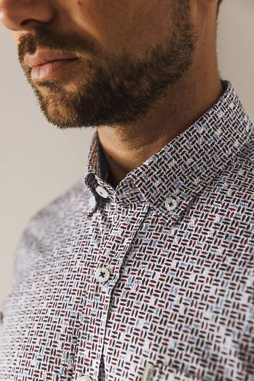 State Of Art Overhemd Print Multicolour Model / Detail