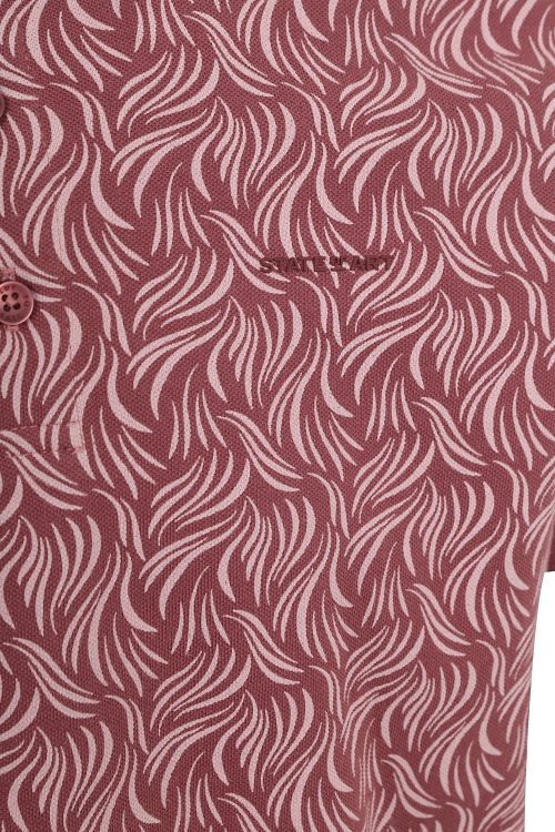 State Of Art Poloshirt Print Roze Product / Detail