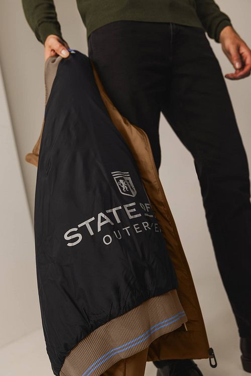 State Of Art Veste Unie Gonflé Marron Product / Detail