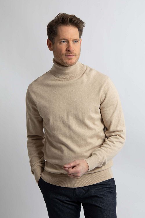 Steppin' Out Coltrui Cotton Cashmere Ecru Model / Voorkant