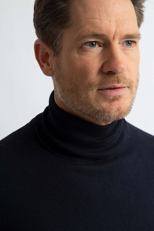 Steppin' Out Coltrui Katoen Kasjmier Navy Model / Detail