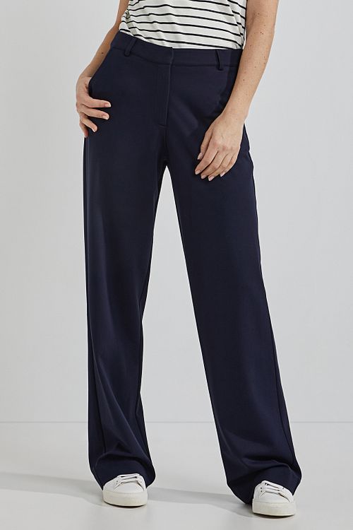 Steppin' Out Damen Hose Milano Navy Model / Voorkant