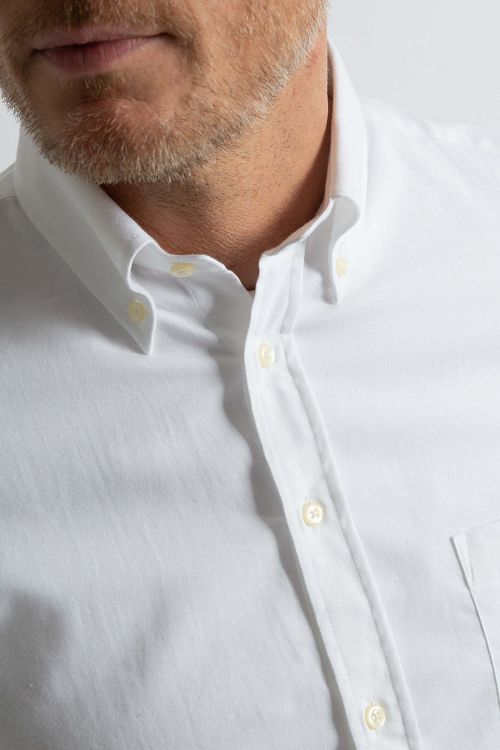Steppin' Out Hemd Twill Wit Model / Detail