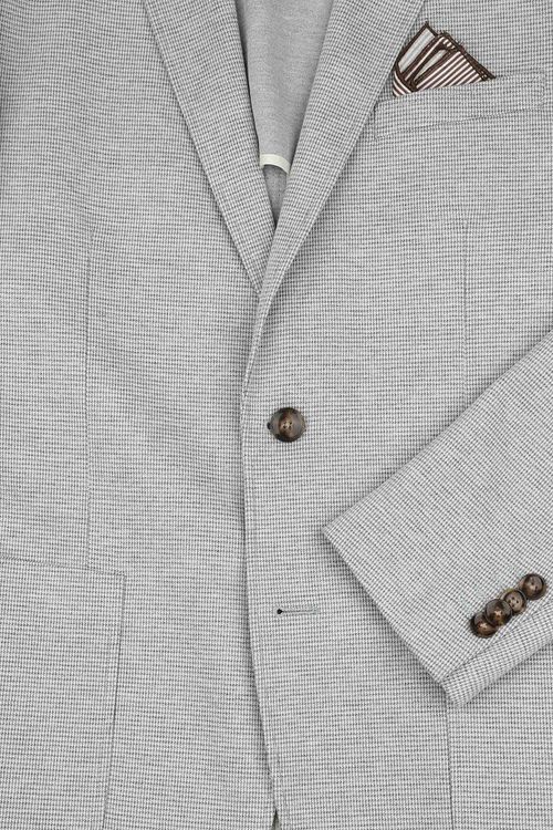Suitable Blazer Face Druck Mist Grau Product / Detail