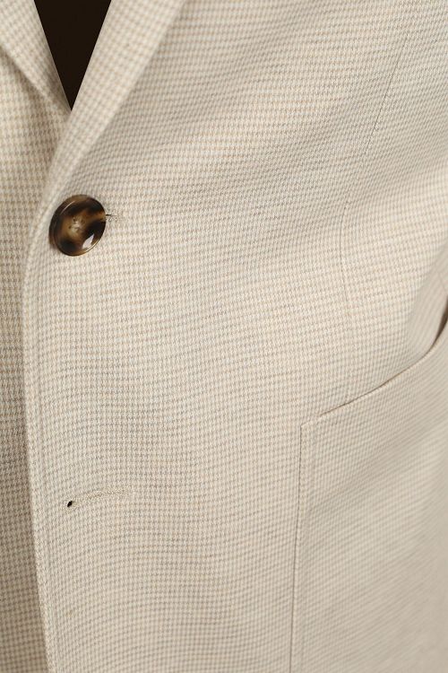 Suitable Blazer med Ansiktstrykk Sand Product / Detail