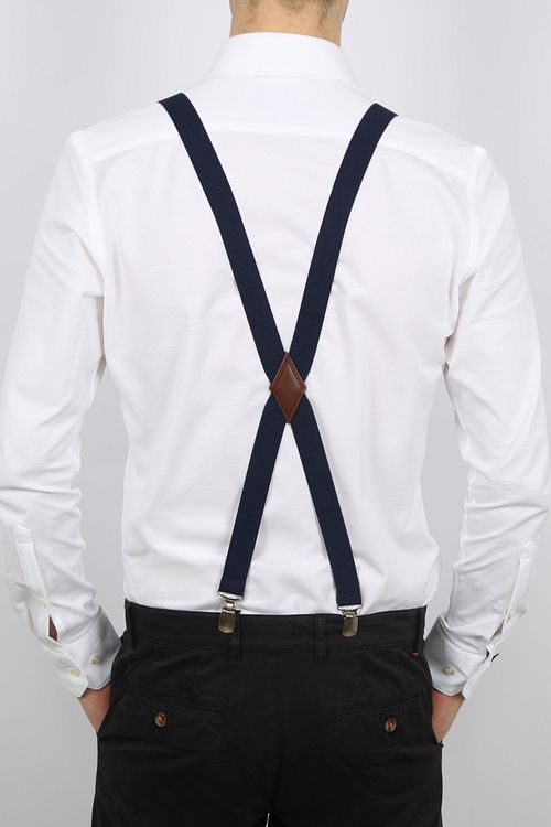 Suitable Bretel X-Model Navy Model / Achterkant