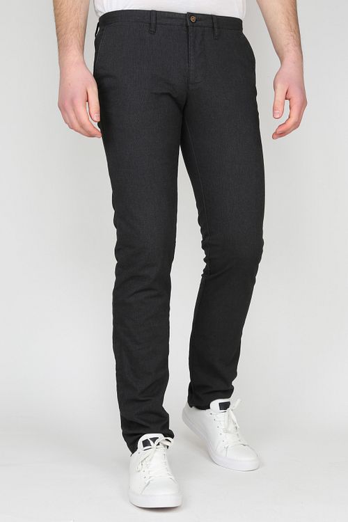 Suitable Chino a fantasia antracite Model / Voorkant