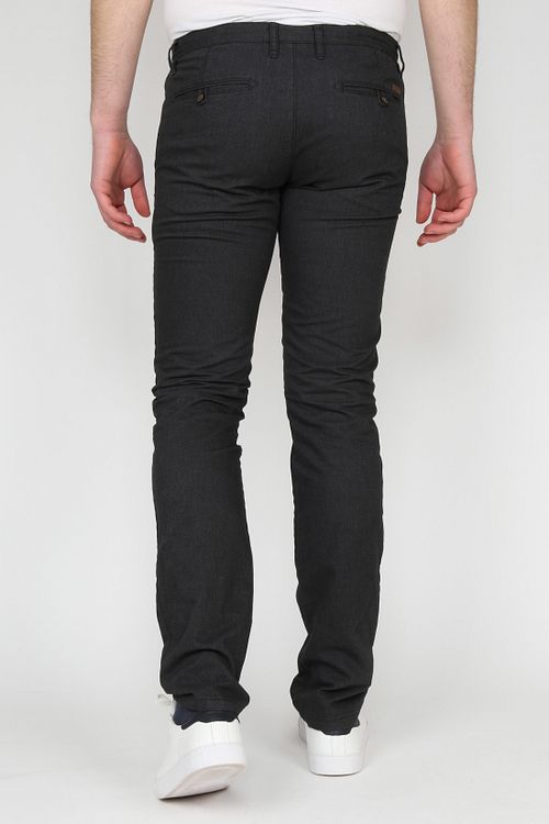 Suitable Chino Antracit Mønster Model / Achterkant