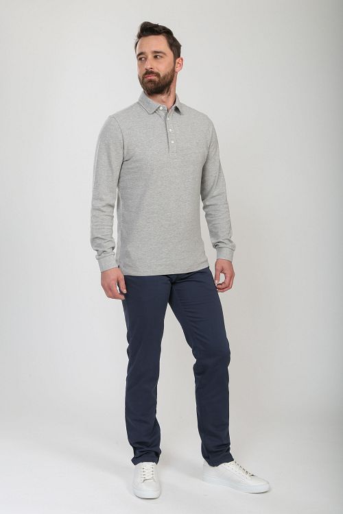 Suitable Chino Oakville Blu scuro Model / Voorkant
