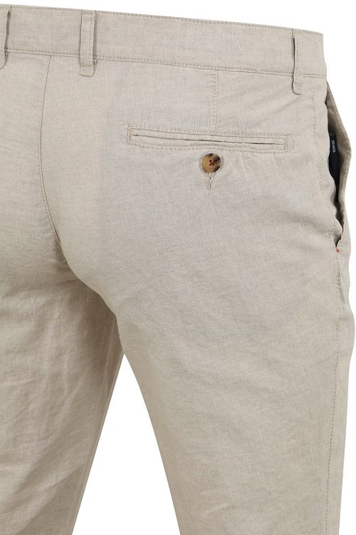 Suitable Chino Pico de lino beige Product / Detail