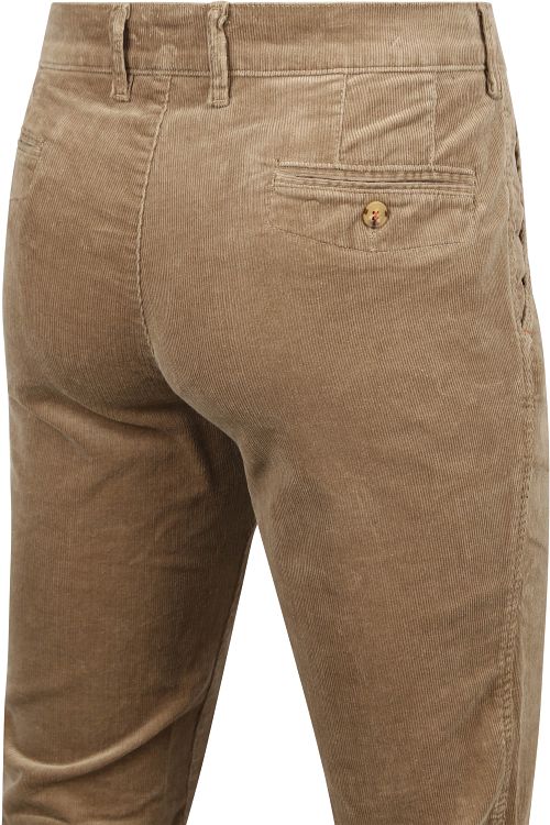 Suitable Chino Plato Corduroy Beżowy Product / Detail