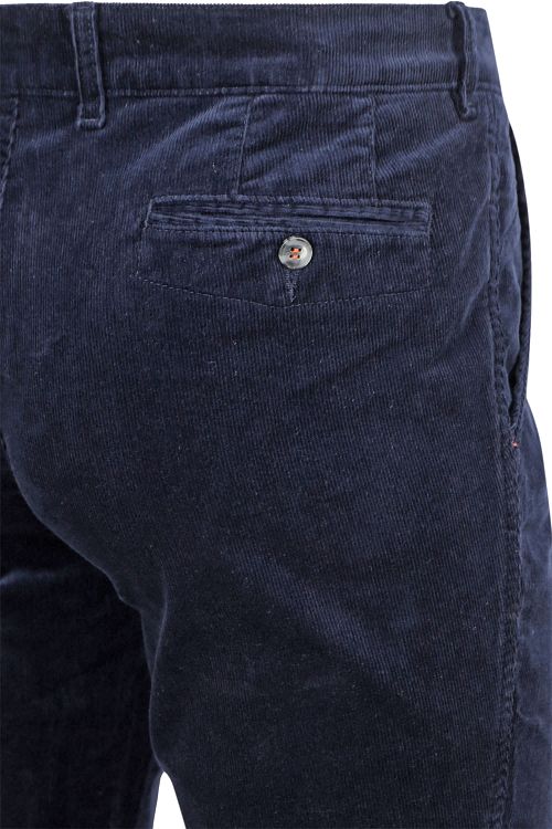 Suitable Chino Plato de pana azul marino Product / Detail