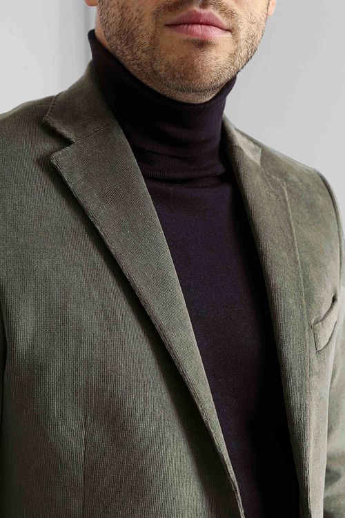 Suitable Corduroy Kostuum Groen Model / Detail