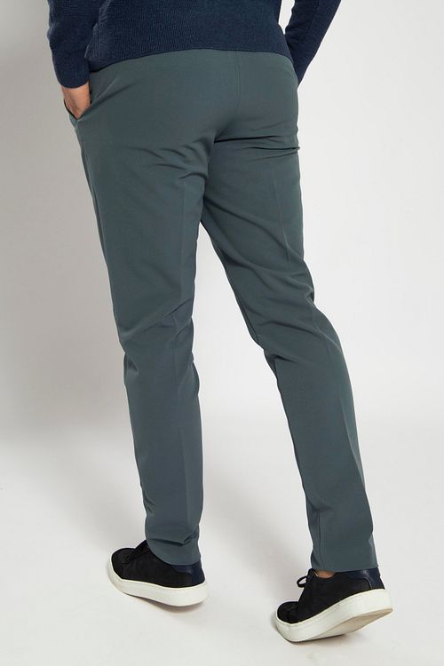 Suitable Dace Pantalon Vert Acier Model / Voorkant