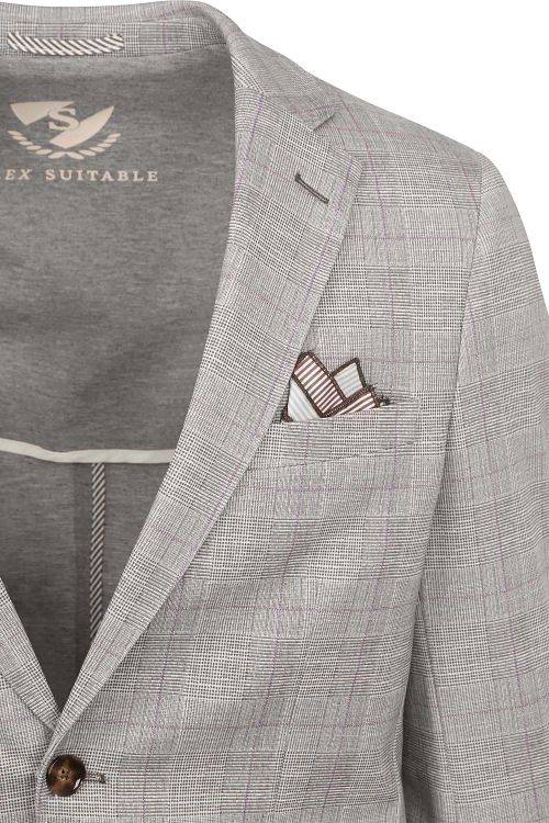 Suitable Giacca Face Print marrone chiaro Product / Detail