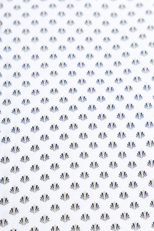 Freizeithemd mit Print Weiß Product / Detail