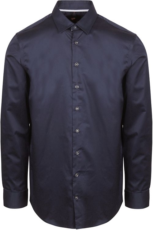 Suitable Twill Hemd Dunkelblau Product