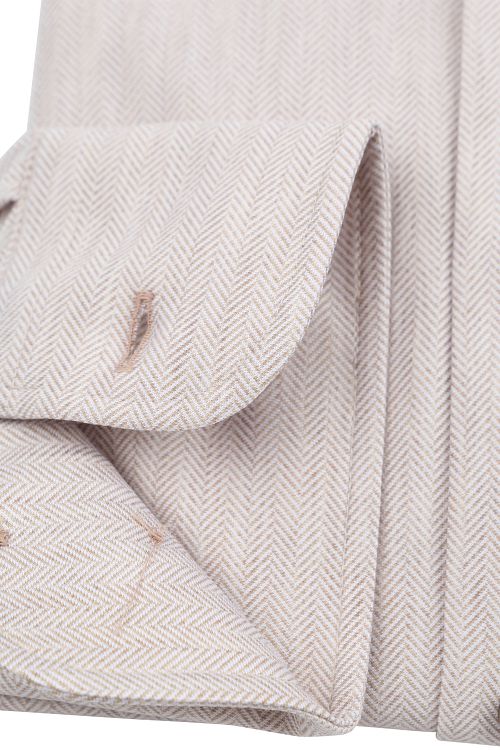 Suitable Herringbone Hemd Sand Product / Detail