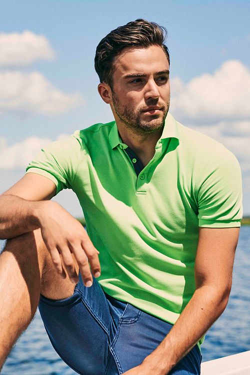 Suitable Kant Shorts w kolorze granatowym Model / Voorkant z Bram