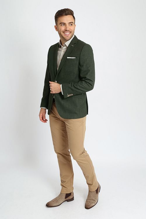 Suitable Kavaj Heleen Grön Model / Voorkant