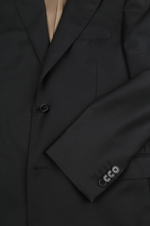 Suitable Kostuum Wol Uni Zwart Product / Detail