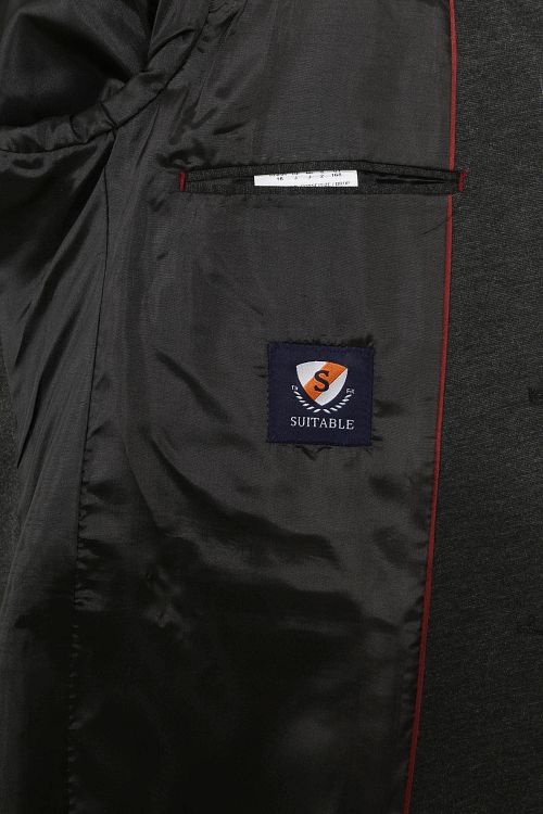Suitable Kostuum Albatros Melange Antraciet Product / Detail