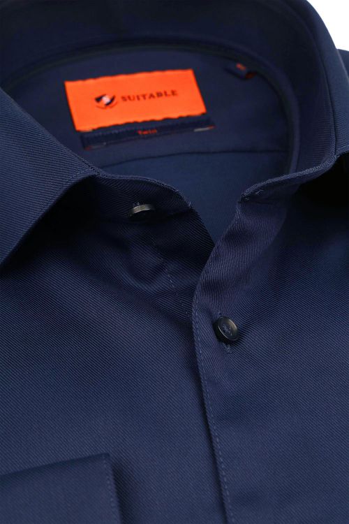 Suitable Koszula Navy Blue Twill DR-05 Product / Detail