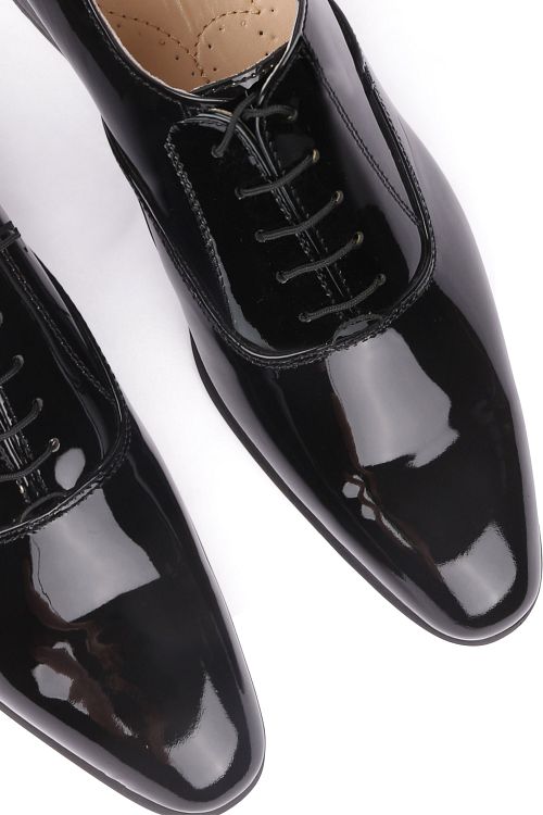 Suitable Lackschuh Leder Schwarz Product / Achterkant