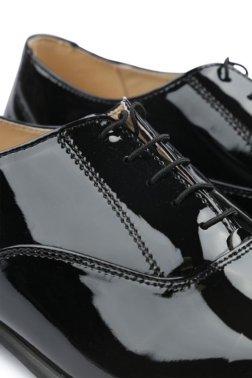 Suitable Lacquer Shoes Leather Black Product / Detail