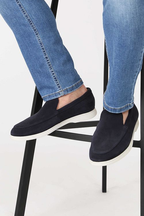 Suitable Loafers Marine Model / Zijkant