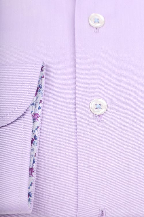 Suitable Overhemd Twill Paars Product / Detail