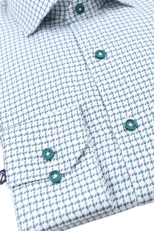Suitable Overhemd Check Print Groen Product / Detail
