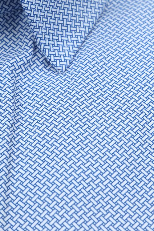 Suitable Overhemd 261-4 Blauw Print Product / Detail