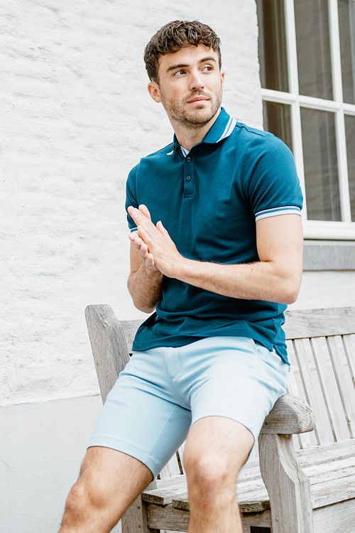 Suitable Respect Jink Short Hellblau Model / Voorkant