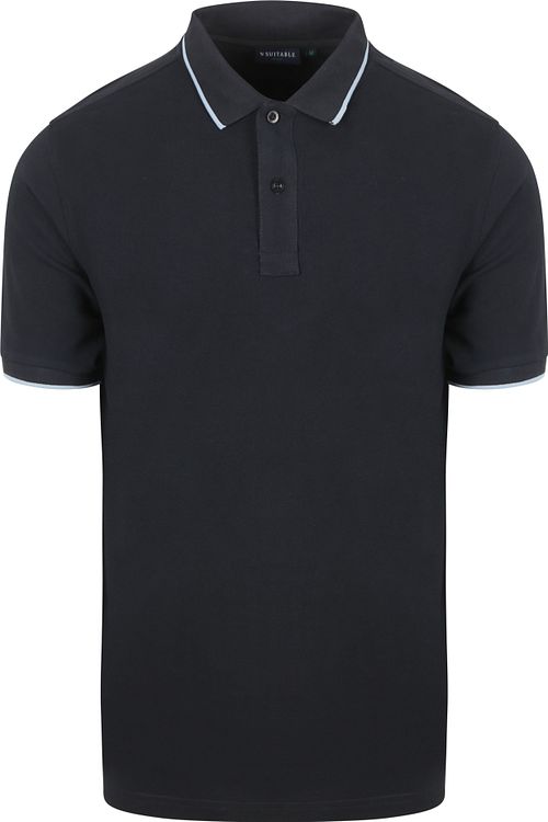 Suitable Respect Polo Shirt Tip Ferry Navy Product