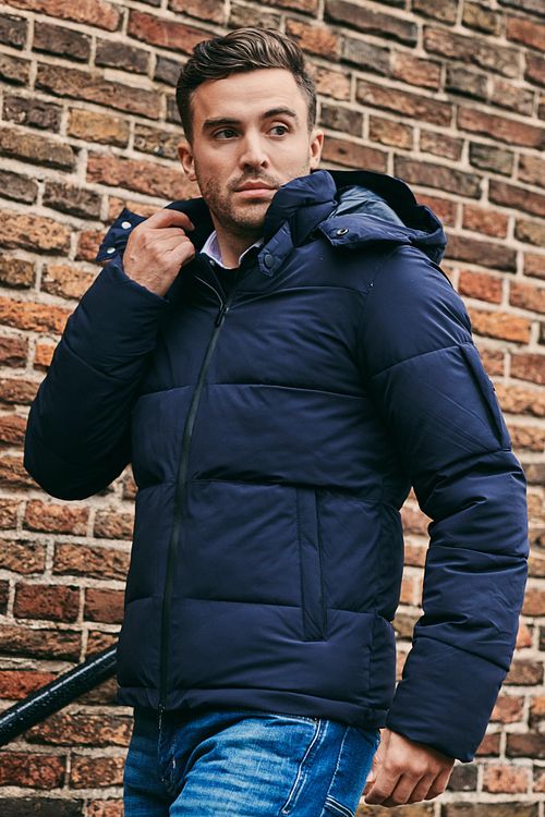 Suitable Sea Winterjas Navy Model / Voorkant met Bram