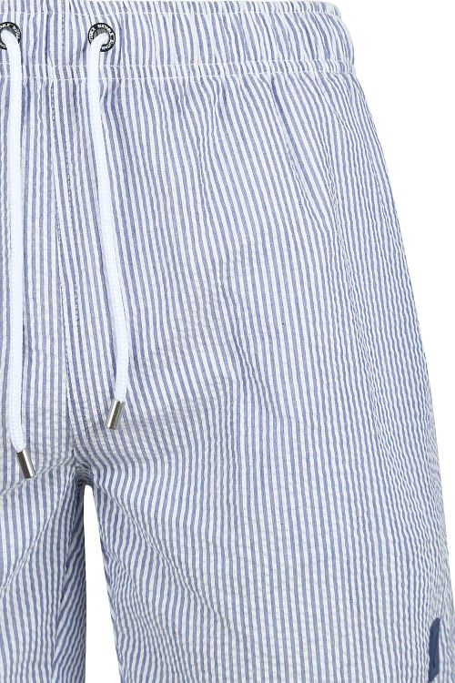 Suitable Short de Bain Stripe Seersucker Bleu Product / Detail