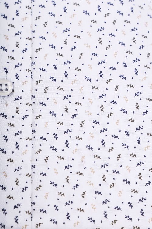 Suitable Skjorta Med Bladtryck Vit Product / Detail