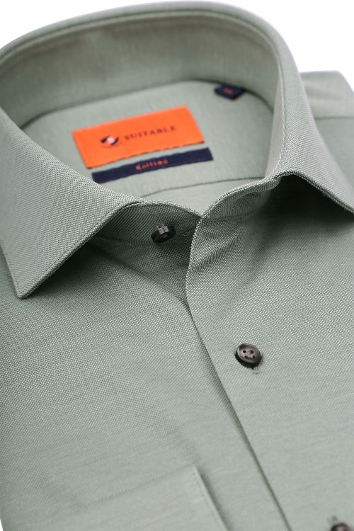 Suitable Skjorte Piqué Grøn Product / Detail